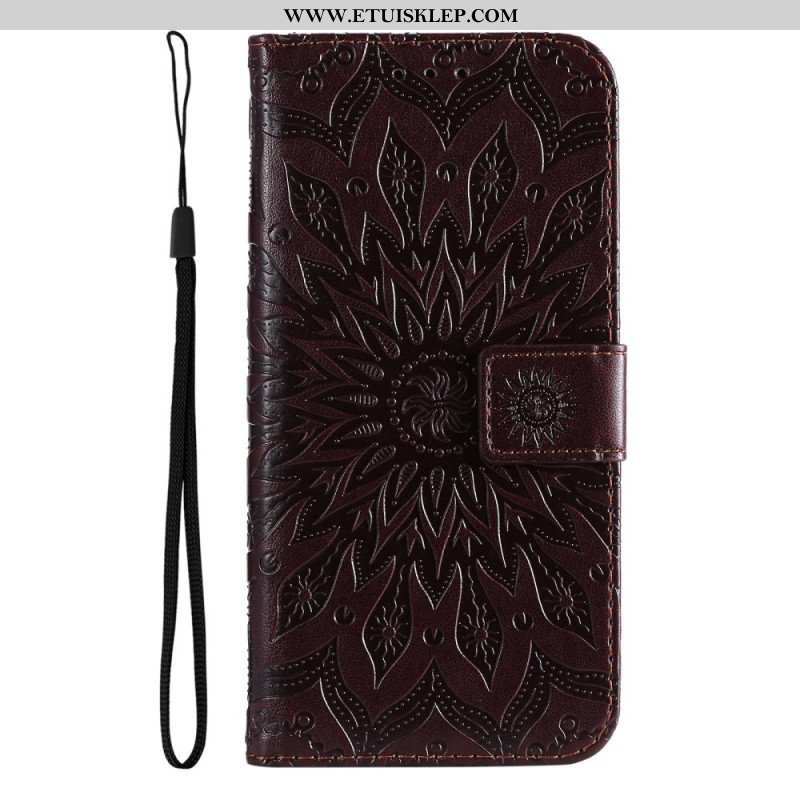 Etui Folio do Samsung Galaxy A14 / A14 5G Mandala Sun Ze Smyczą